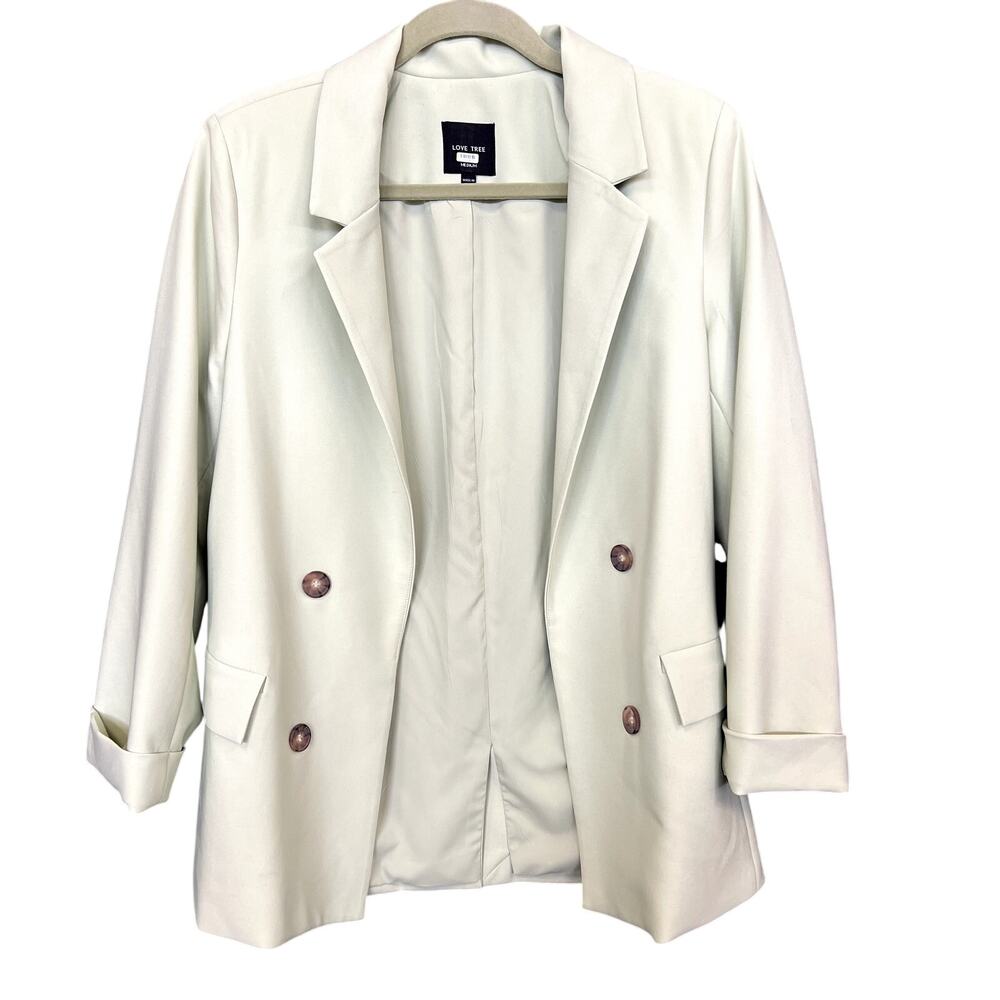 Love Tree Light Sage Green Blazer Size Medium